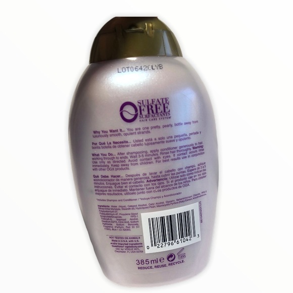 New OGX Smoothing + Liquid Pearl Shampoo and Cond - Picture 2 of 5